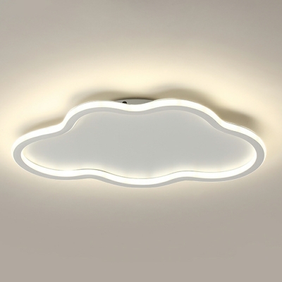 Cloudy Modern Flush Mount Lighting Fixtures LED Minimalism Ceiling Mounted Light for Living Room