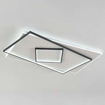 Flush Light Modern Style Acrylic Flush Mount Ceiling Light for Living Room