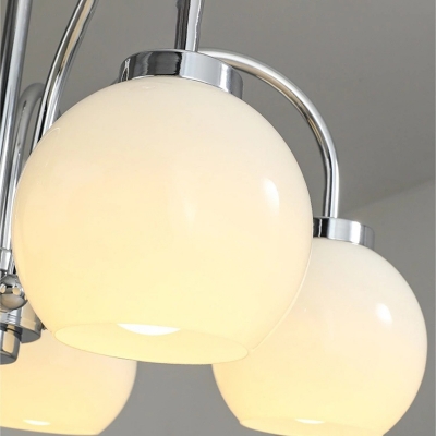 Glass Chandelier Lighting Fixtures Modern Hanging Ceiling Lights for Living Room