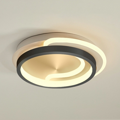 Metal LED Flush Mount Ceiling Chandelier Modern Ceiling Light Fixtures for Living Room