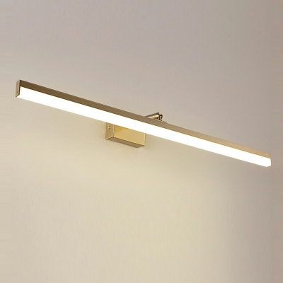 Minimalistic Natural Light Swing Arm Led Bathroom Lighting Metal Led Lights for Vanity Mirror