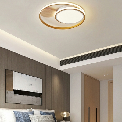 Acrylic Shade Ceiling Mount Light Fixture White LED Ceiling Mounted Fixture