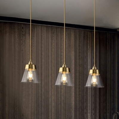 Hanging Lighting Modern Style Glass Suspension Pendant Light for Living Room