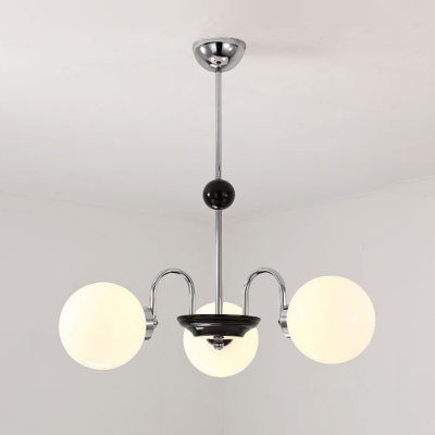 Metal and Glass Chandelier Pendant Light Modern Suspension Light for Living Room