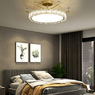 Modern LED Semi Flush Ceiling Light Fixtures Creative Ceiling Light Fixtures for Living Room