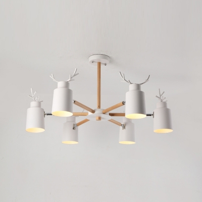 Nordic Style Chandelier Lighting Fixtures Modern Wood Suspension Light for Living Room
