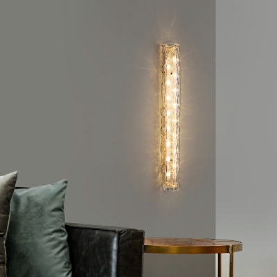 Sconce Light Modern Style Crystal Wall Mount Light for Living Room