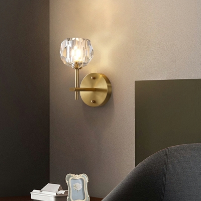 Wall Lighting Fixtures Modern Style Crystal Wall Mount Light for Living Room