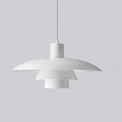 1-Light Down Lighting Minimalism Style Dome Shape Metal Hanging Pendant Lights