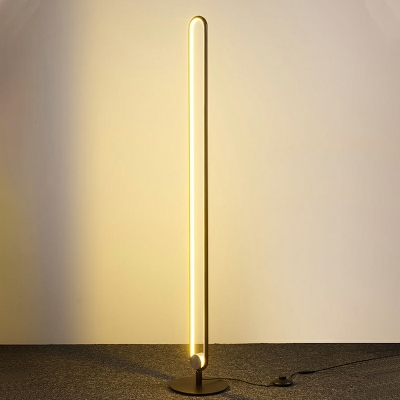 1 Light Floor Lamps Modern Style Acrylic Standard Lamps for Bedroom