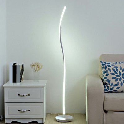 1 Light Standard Lamps Modern Style Acrylic Floor Lamps for Living Room