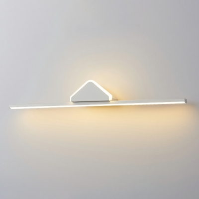 2-Light Wall Mount Lighting Contemporary Style Geometric Shape Metal Vanity Strip Light