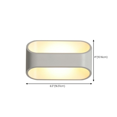 Metal Wall Sconce Lighting Geometric Shape LED Wall Light Fixture
