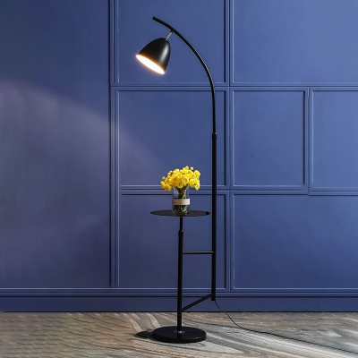 Single Bulb Floor Lighting Metal Standing Floor Lamp for Living Room