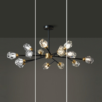 Pendant Light Modern Style Crystal Ceiling Pendant Light for Living Room