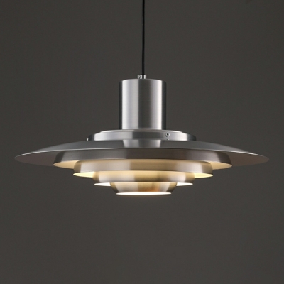 1-Light Down Lighting Minimalism Style Geometric Shape Metal Hanging Pendant Lights