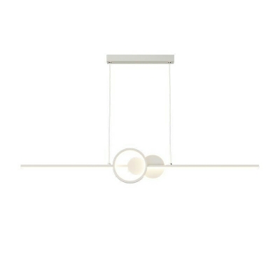 3-Light Pendant Ceiling Lights Modern Style Geometric Shape Metal Hanging Lamp Kit