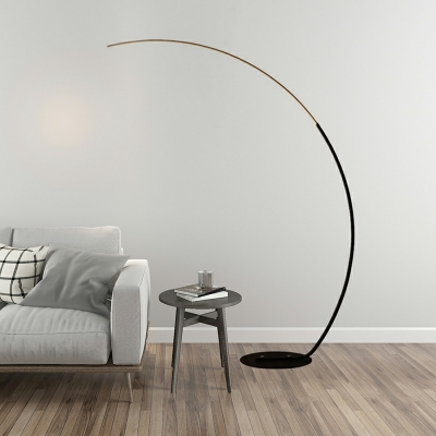 Aluminum & Acrylic Floor Lamp Linear Shape LED Standing Floor Light