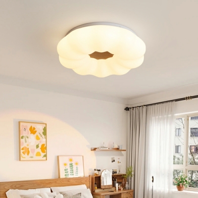 Drum Modern Flush Mount Ceiling Light Fixtures LED Ceiling Light Fixture for Kid's Room