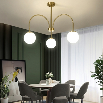 Gold Vintage Chandelier Lighting Fixtures Industrial Suspension Light for Living Room