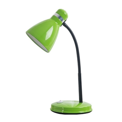 Metallic Nightstand Lamp Single Head Table Lamp for Kid's Bedroom