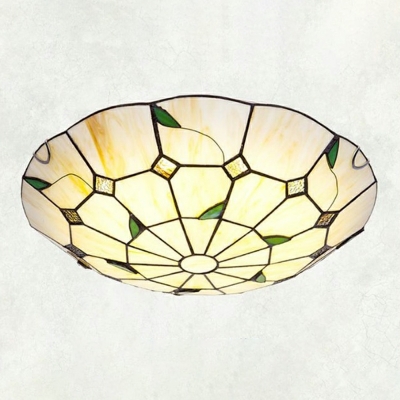 Mid-Century Design Geometric Flush Mount Ceiling Light Glass Ceiling Pendant Light