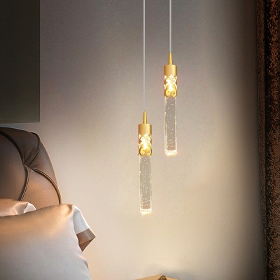 Minimalism Tapered Pendant Ceiling Lights Crystal Hanging Pendant Lights