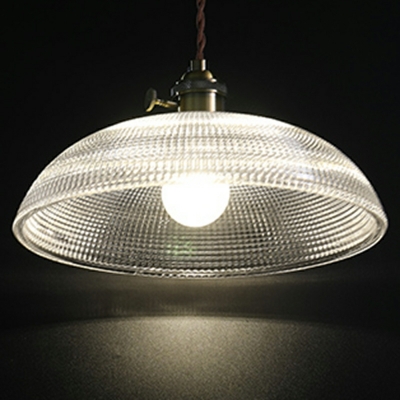 Nordic Tapered  Hanging Pendant Lights Prismatic Glass Down Lighting Pendant