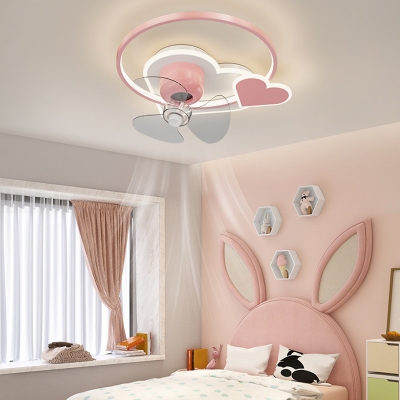 Cartoon Ceiling Fans Modern Creative Ceiling Lights for Living Room