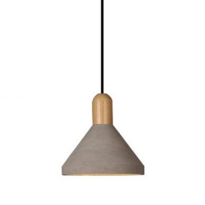 Cone Ceramics Hanging Light Fixtures Modern Minimalism Suspension Pendant for Living Room