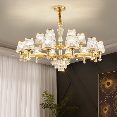 Modern Chandelier Lighting Fixtures Crystal Elegant Hanging Ceiling Lights for Living Room