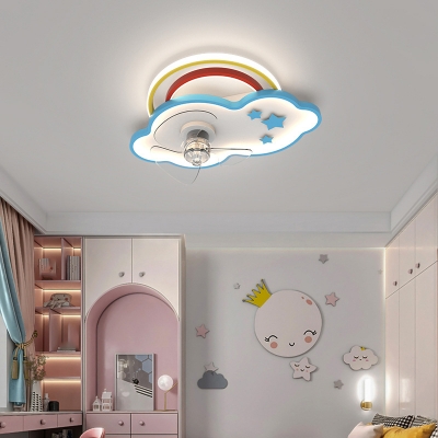 Creative Ceiling Fans Modern LED Ceiling Lights for Kid's Room