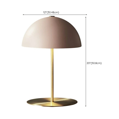 Designer Semicircle Nightstand Lamp Metal Reading Book Light for Bedroom