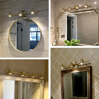 Industrial Indoor Wall Sconce Brass Wall Sconces Lighting Fixtures for Bathroom