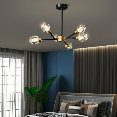 Pendant Light Modern Style Crystal Ceiling Pendant Light for Living Room