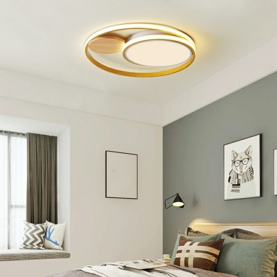 Acrylic Shade Ceiling Mount Light Fixture White LED Ceiling Mounted Fixture