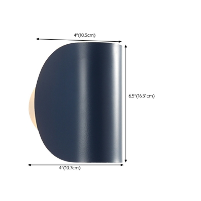 Minimalism Curves Wall Sconce Lighting Metallic Wall Lighting Fixtures
