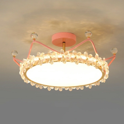 Modern LED Semi Flush Ceiling Light Fixtures Creative Ceiling Light Fixtures for Living Room