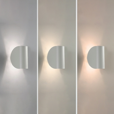 Minimalism Curves Wall Sconce Lighting Metallic Wall Lighting Fixtures