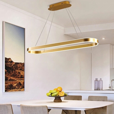 Chandelier Lighting Fixtures Modern Style Acrylic Island Lighting Fixtures for Living Room
