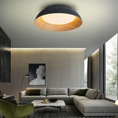 Dome Flush Mount Ceiling Chandelier Metal Modern Ceiling Light Fixtures for Bedroom