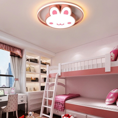Rabbit Flush Mount Ceiling Chandelier Modern LED Ceiling Flush Mount Lights for Kid's Room