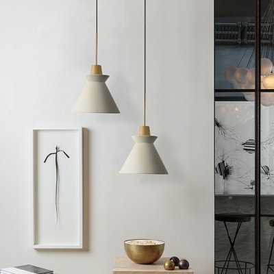 White Modern Hanging Pendant Lights Minimalism Down Lighting for Living Room