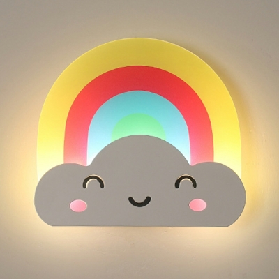 Children's Bedroom Sconce Light Fixture LED Wall Mounted Light Fixture