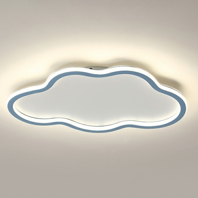 Cloudy Modern Flush Mount Lighting Fixtures LED Minimalism Ceiling Mounted Light for Living Room