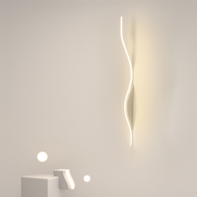 Minimalism LED Wall Mounted Light Fixture Modern Linear Wall Lamps for Bedroom