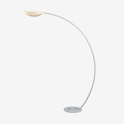 1-Light Floor Lamps Minimalism Style Geometric Shape Metal Standing Lamp