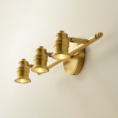 Industrial Indoor Wall Sconce Brass Wall Sconces Lighting Fixtures for Bathroom