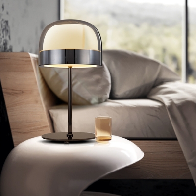 Modern Bedside Table Lamps Glass Nightstand Lamps for Bedroom