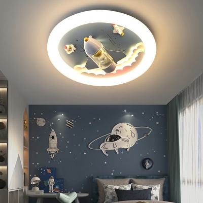 Rocket Creative Flush Mount Ceiling Light Fixtures Modern Ceiling Mounted Fixture for Living Room